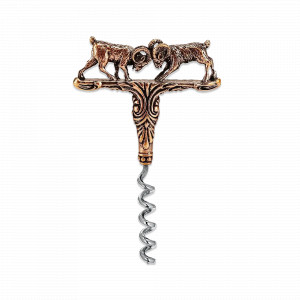 Штопор &quot;Противостояние&quot;, медь, серия Охотничий домик, Кольчугинский Мельхиор, Россия, Штопоры