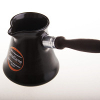 Керамическая турка, объем: 0,5 л, материал: керамика, дерево, нержавеющая сталь, размер: 21 х 32 х 11,5, цвет: шоколад, серия Ibriks, CERAFLAME, Бразилия_00781780046117767144.jpg