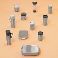 Кружка для чая с собой, 360 мл, пластик, прозрачный, серия Make & Take, BRABANTIA, Бельгия_00814880064213987730.jpg