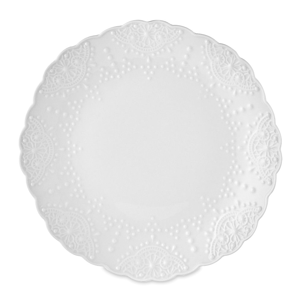 Тарелка десертная Vivien, 16 см, фарфор, белый, WALMER, Великобритания