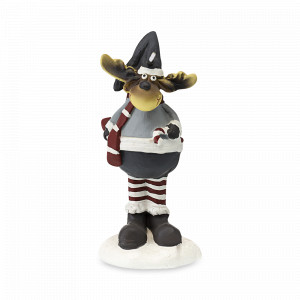 Свеча декоративная Festive Moose, 12 см, парафин, серия New Year Essential, TKANO, Россия, Свечи