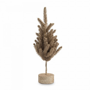 Декор Ель искусственная, 30 см, полиэтилен, дерево, шампань, серия New Year, ANNA LAFARG, Китай, Скидка  до -25% на фарфор  Anna Lafarg