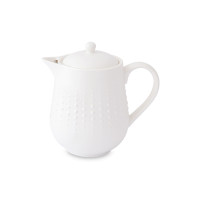 Чайник заварочный, 800 мл, фарфор, белый, серия Drops, EASY LIFE (R2S), Италия