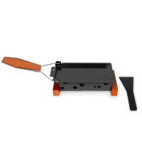 Набор для приготовления раклета, 32,4 х 8,7 см, нержавеющая сталь, черный, BOSKA, Нидерланды