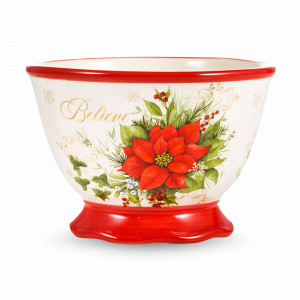 Салатник Вера, 480 мл, керамика, декор, серия Красочная зима, Certified International, США, CERTIFIED INTERNATIONAL (США)