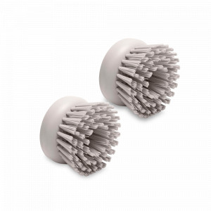 Щетка для посуды сменная, набор 2 шт, 5,5 см, пластик, полиэстер, серый, серия Sink Side, BRABANTIA, Бельгия, Полезные мелочи