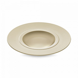 Тарелка глубокая Dune, 23 см, керамика, бежевый, серия Bahia, GUY DEGRENNE, Франция, Тарелки суповые