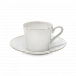 Пара чайная White, 190 мл, керамика, белый, серия Beja, COSTA NOVA, Португалия, Чайные пары