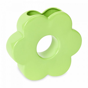 Ваза для цветов, 20 см, керамика, зеленый, серия Daisy, DOIY, Испания, Вазы для цветов керамические