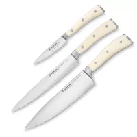 Набор кухонных ножей 3 штуки, серия Ikon Cream White, WUESTHOF, Золинген, Германия, 