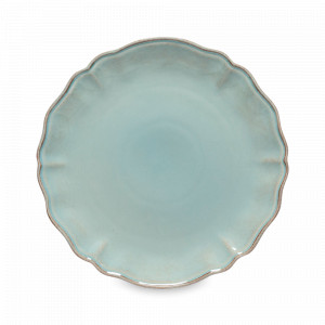 Тарелка подстановочная Turquoise, 30 см, керамика, голубой, серия Alentejo, COSTA NOVA, Португалия, Тарелки круглые