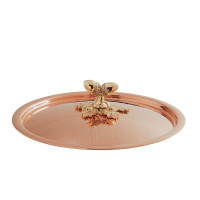 Набор медной посуды 5 предметов: сотейник, ковш, сковорода, 4 деревянные лопатки, медь/олово, с бронзовой декорированной ручкой, серия Historia decor, RUFFONI, Италия_00777850075255933975.jpg