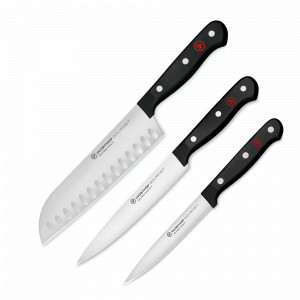 Набор из 3-х кухонных ножей поварская тройка, серия Gourmet, WUESTHOF, Золинген, Германия, Поварские тройки ножей