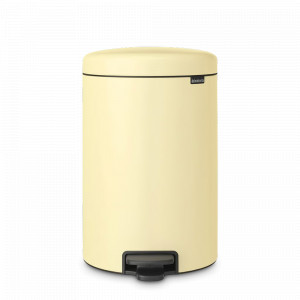 Контейнер для мусора с педалью, 20 л, нержавеющая сталь, ванильно-желтый, серия NewIcon, BRABANTIA, Бельгия, BRABANTIA (Бельгия)