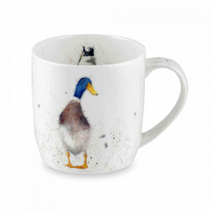 Кружка «Утка Кряква», объем: 310 мл, материал: костяной фарфор, цвет: белый, декор, серия Wrendale Designs, ROYAL WORCESTER, Великобритания, ROYAL WORCESTER (Великобритания)