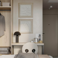 Панно декоративное с эффектом 3D Minimalism Flow, 50 х 50 см, холст, дерево, белый, серия Art, BERGENSON BJORN, Великобритания_00819730056363251802.jpg