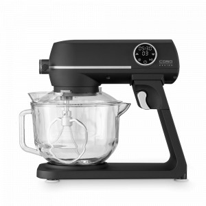 Комбайн кухонный, 4.5 л, нержавеющая сталь, стекло, черный, CASO, Германия, CASO (Германия)