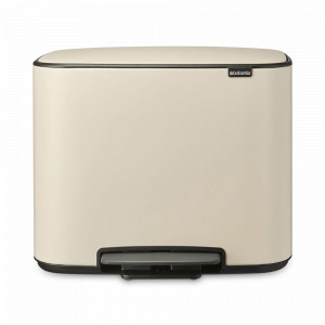 Контейнер для раздельного мусора, 3 х 11 л, нержавеющая сталь, золотой, матовый, серия BO PEDAL BIN, BRABANTIA, Бельгия, BRABANTIA (Бельгия)