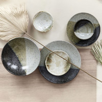 Тарелка закусочная, 22.7 см, керамика, бежевый, декор, серия Oboro Yamakage, TOKYO DESIGN, Нидерланды_00818400048809807254.jpg