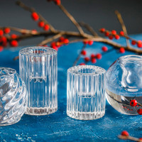 Подсвечник «Шар», 7.5 см, стекло, Rasteli, Бельгия_00810160043947541410.jpg