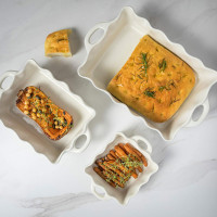 Блюдо прямоугольное для запекания White, 44 х 26 см, керамика, белый, бежевый, серия Cook&Host, COSTA NOVA, Португалия_00818030056812833479.jpg