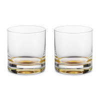 Набор из 2-х стаканов для виски, объем 400 мл, материал - бессвинцовый хрусталь, золото, серия Gentleman, EISCH, Германия