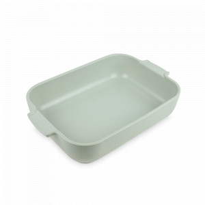 Форма для запекания прямоугольная, 36 х 22 см, 3.8 л, керамика, светло-зеленый, серия Sage Green, PEUGEOT CERAMIC, Франция, Весенняя сервировка