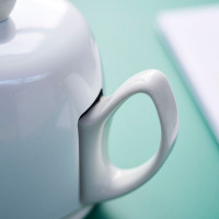 Чайник заварочный с колпаком, 700 мл, на 4 чашки, фарфор, нержавеющая сталь, белый, серия Salam, GUY DEGRENNE, Франция_00809440038902513134.jpg