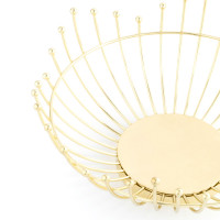 Корзина для фруктов «Бусины», 27 см, металл, золотистый, серия Spin, ANNA LAFARG, Китай_00821050000604752946.jpg