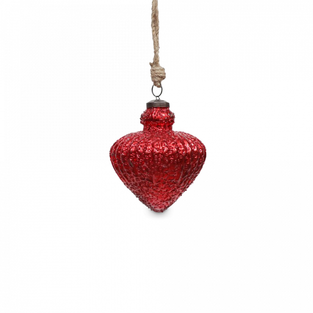 Украшение новогоднее подвес, 14 см, стекло, красный, ROOMERS FURNITURE, Нидерланды