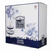 Этажерка двухъярусная, 22 и 26 см, фарфор, белый, синий, серия London Pottery, KITCHEN CRAFT, Великобритания_00813080050284886045.jpg