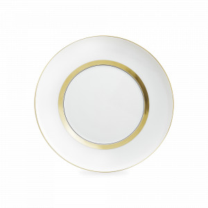 Тарелка закусочная, 23 см, фарфор, белый, золотой, серия Domo Gold, VISTA ALEGRE, Португалия, Красивые тарелки для сервировки