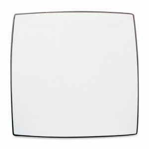 Тарелка квадратная подстановочная, 32 см, фарфор, белый, серия SD One, GUY DEGRENNE, Франция, Красивые тарелки для сервировки