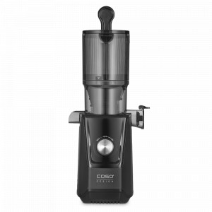 Соковыжималка шнековая, нержавеющая сталь, пластик, черный, CASO, Германия, CASO (Германия)