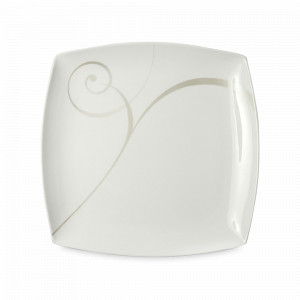 Блюдо квадратное, 31 см, фарфор, белый, декор, серия Sonate, MIKASA, США, MIKASA (США)