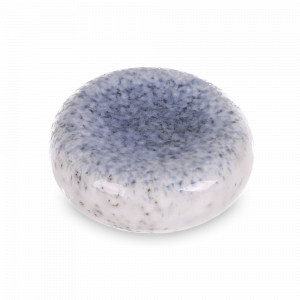 Тарелка сервировочная для закусок, 23 см, керамика, белый, синий, ROOMERS TABLEWARE, Нидерланды, Тарелки синие