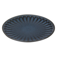Тарелка обеденная, 26 см, фарфор, черный, синий, серия Black Kitchen, HOME & STYLE, Китай_00815050061261753056.jpg