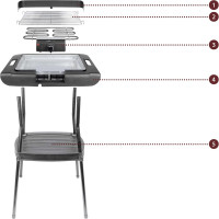 Гриль - барбекю, пластик, нержавеющая сталь, черный, CLATRONIC, Германия_00812390044019504701.jpg