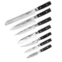 Набор кухонных ножей, 7 штук, на магнитной подставке ComposeEat (Vintage Grey), серия Zen, YAXELL, Япония_00816810048222777355.jpg