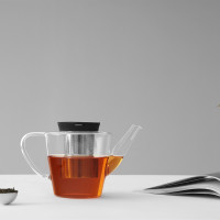 Чайник заварочный с ситечком, 1 л, боросиликатное стекло, нержавеющая сталь, силикон, черный, Infusion, VIVA Scandinavia, Дания_00803020063683499501.jpg