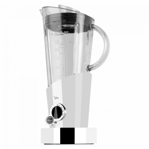 Блендер стационарный, 1,5 л, нержавеющая сталь, пластик, стекло, белый, серия Vela Evolution, BUGATTI, Италия, BUGATTI (Италия)