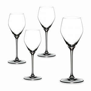 Набор из 3-х бокалов для шампанского + 1 бокал в подарок, 305 мл, хрусталь, серия Heart to Heart, RIEDEL, Австрия, Бокалы для шампанского RIEDEL