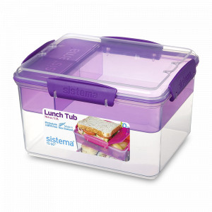 Контейнер двухуровневый, 2,3 л, пластик, серия To Go, SISTEMA, Новая Зеландия, SISTEMA (Новая Зеландия)