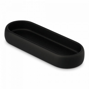 Подставка для принадлежностей Slim, 18 х 7 см, полирезин, черный, серия Bath, BERGENSON BJORN, Великобритания, Подставки для кухонных аксессуаров