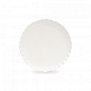 Тарелка обеденная, 26 см, фарфор, белый, серия Onde, EASY LIFE (R2S), Италия, Плоские тарелки белые