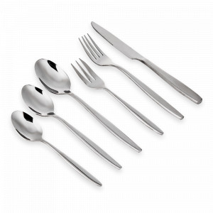 Набор столовых приборов на 8 персон, 42 предмета, нержавеющая сталь, серебристый, серия Rio, ARTHUR PRICE, Великобритания, Наборы столовых приборов на 8 персон