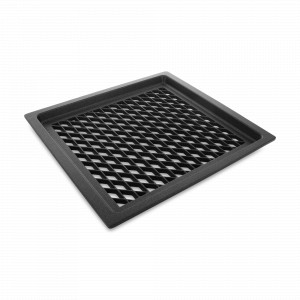 Гастроемкость барбекю с перфорацией 2/3 (35,4х32,5х2 см), литой алюминий с антипригарным покрытием, серия Gastronorm, AMT, Германия, AMT (Германия)