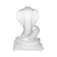 Статуэтка декоративная Змея , 12 см, хрусталь, белый, DECOR DE TABLE, Россия