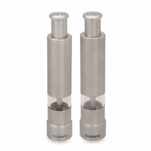 Набор из 2-х мельниц для соли и перца, 14 см, нержавеющая сталь, BRABANTIA, Бельгия, Мельницы для специй