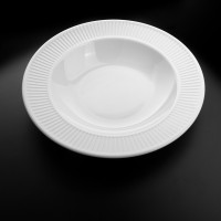 Тарелка для пасты, 28 см, фарфор, серия Plisse, PILLIVUYT, Франция_00808200036448166821.jpg